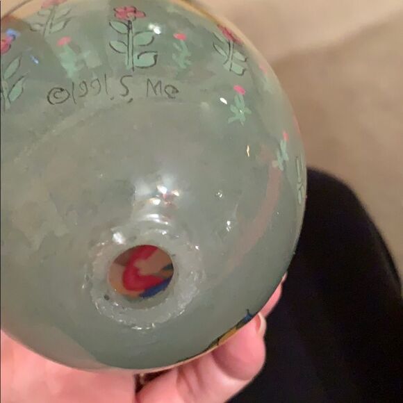 Vtg Treasured Visions Madonna & Child painted egg - Picture 5 of 8